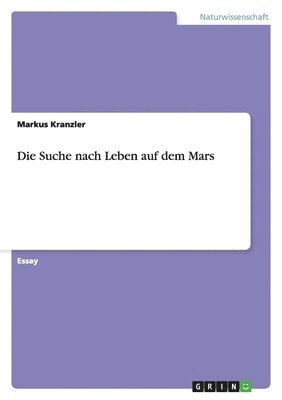 bokomslag Suche nach Leben auf dem Mars