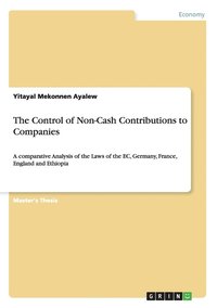 bokomslag The Control of Non-Cash Contributions to Companies