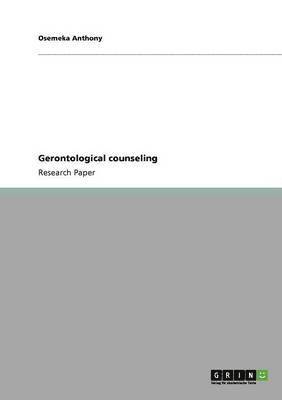 Gerontological counseling 1