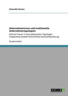 bokomslag Unternehmerinnen und traditionelle Unternehmertypologien