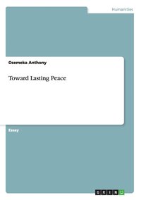 bokomslag Toward Lasting Peace