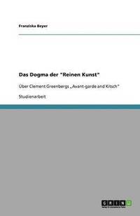 bokomslag Das Dogma der "Reinen Kunst"