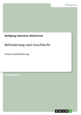 Behinderung und Geschlecht 1