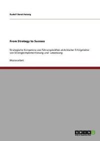 bokomslag From Strategy to Success