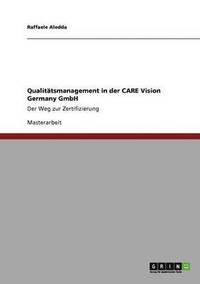 bokomslag Qualittsmanagement in der CARE Vision Germany GmbH