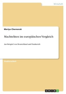bokomslag Machteliten Im Europaischen Vergleich