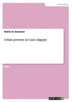 Urban poverty in Cairo (Egypt) 1