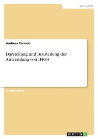bokomslag Darstellung und Beurteilung der Anwendung von IFRS3