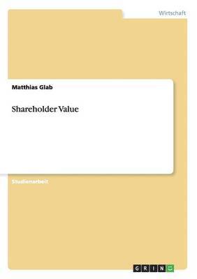 Shareholder Value 1