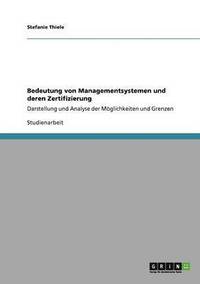 bokomslag Bedeutung von Managementsystemen und deren Zertifizierung