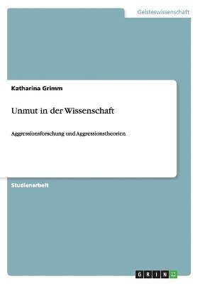 bokomslag Unmut in der Wissenschaft