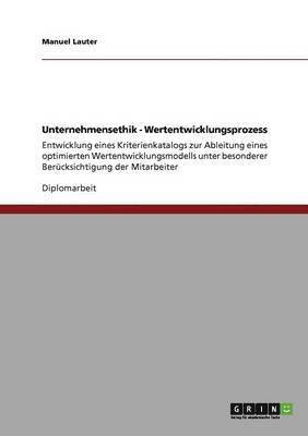 bokomslag Unternehmensethik - Wertentwicklungsprozess