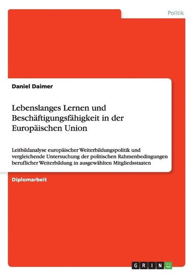 bokomslag Lebenslanges Lernen und Beschftigungsfhigkeit in der Europischen Union