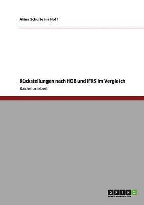 bokomslag Rckstellungen nach HGB und IFRS im Vergleich