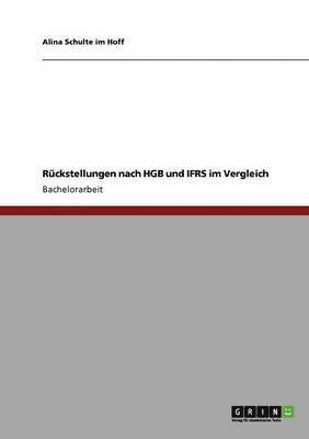 bokomslag Rückstellungen nach HGB und IFRS im Vergleich