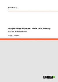 bokomslag Analysis of Q-Cells as Part of the Solar Industry