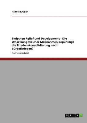 Zwischen Relief und Development - Die Umsetzung welcher Maßnahmen begünstigt die Friedenskonsolidierung nach Bürgerkriegen?