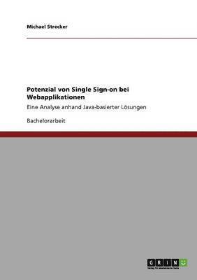 bokomslag Potenzial von Single Sign-on bei Webapplikationen