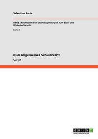 bokomslag BGB Allgemeines Schuldrecht