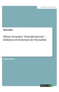 bokomslag Plinius Secundus 'Naturalis Historia'
