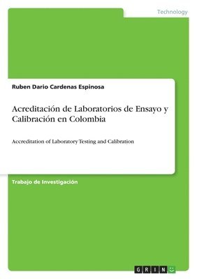 bokomslag Acreditacion de Laboratorios de Ensayo y Calibracion En Colombia