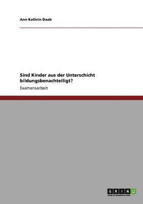 bokomslag Sind Kinder aus der Unterschicht bildungsbenachteiligt?