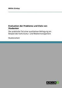 bokomslag Evaluation der Probleme und Ziele von Studenten