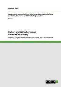 bokomslag Kultur- und Wirtschaftsraum Baden-Wrttemberg