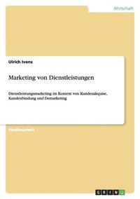 bokomslag Marketing von Dienstleistungen