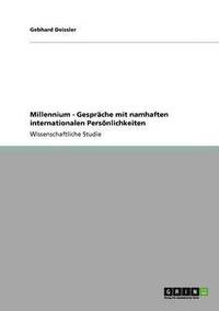 bokomslag Millennium - Gespräche mit namhaften internationalen Persönlichkeiten