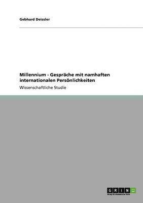 bokomslag Millennium - Gesprche mit namhaften internationalen Persnlichkeiten