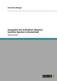 bokomslag Geographie der Architektur