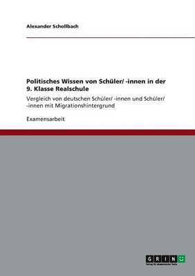 Politisches Wissen von Schuler/ -innen in der 9. Klasse Realschule 1