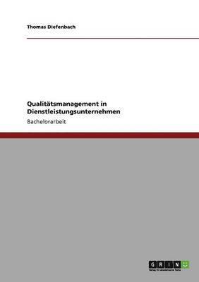 bokomslag Qualittsmanagement in Dienstleistungsunternehmen
