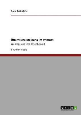 bokomslag ffentliche Meinung im Internet