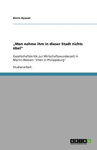 bokomslag &quot;Man nehme ihm in dieser Stadt nichts bel&quot;