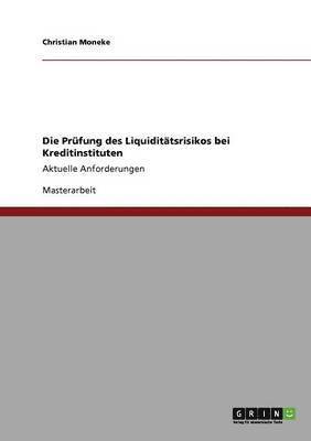 bokomslag Prüfung des Liquiditätsrisikos bei Kreditinstituten