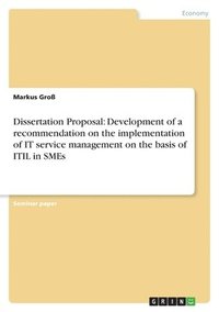 bokomslag Dissertation Proposal