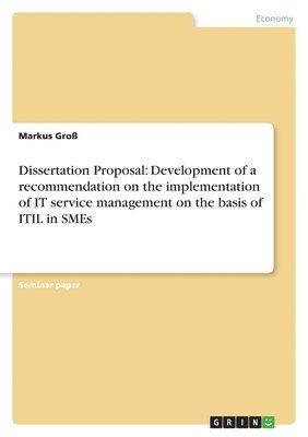 bokomslag Dissertation Proposal