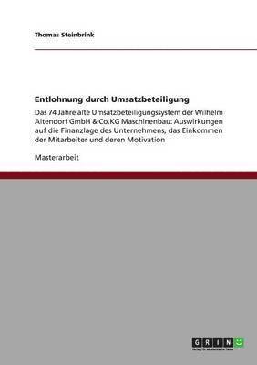 bokomslag Entlohnung durch Umsatzbeteiligung