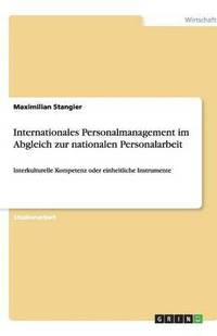 bokomslag Internationales Personalmanagement Im Abgleich Zur Nationalen Personalarbeit