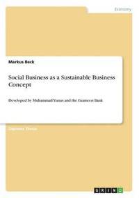 bokomslag Social Business as a Sustainable Business Concept