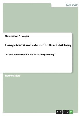 bokomslag Kompetenzstandards in der Berufsbildung