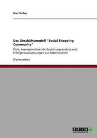 bokomslag Das Geschaftsmodell Social Shopping Community