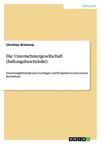 bokomslag Die Unternehmergesellschaft (haftungsbeschränkt)