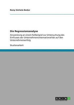 Die Regressionsanalyse 1