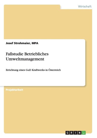 bokomslag Fallstudie Betriebliches Umweltmanagement