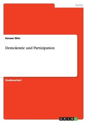 bokomslag Demokratie und Partizipation