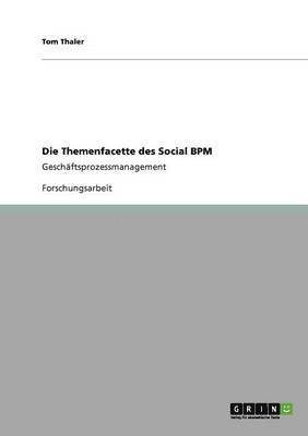 Die Themenfacette des Social BPM 1