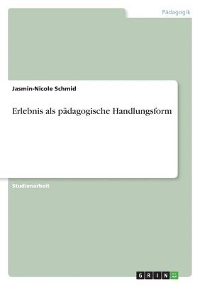 bokomslag Erlebnis als pädagogische Handlungsform